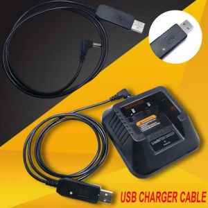 כבל מתח חיבור USB למטען של מכשיר קשר באופנג UV 5R מחליף את הכבל עם השקע הביתי מתאים למי שישן לילה בשטח ואין לא גישה לחשמל ביתי 220V