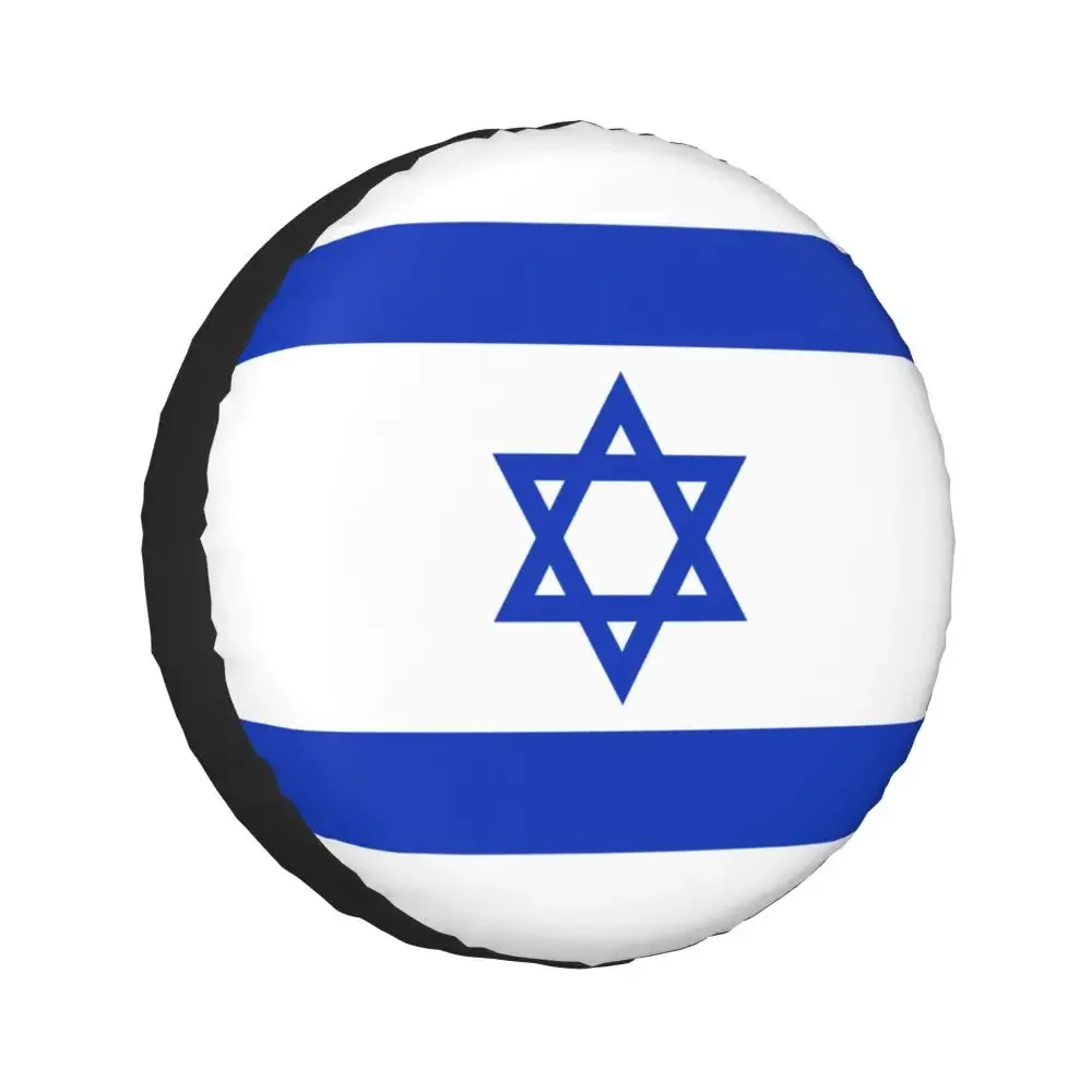 כיסוי גלגל רזרבי בדגל ישראל מידות צמיג 14 , 15, 16